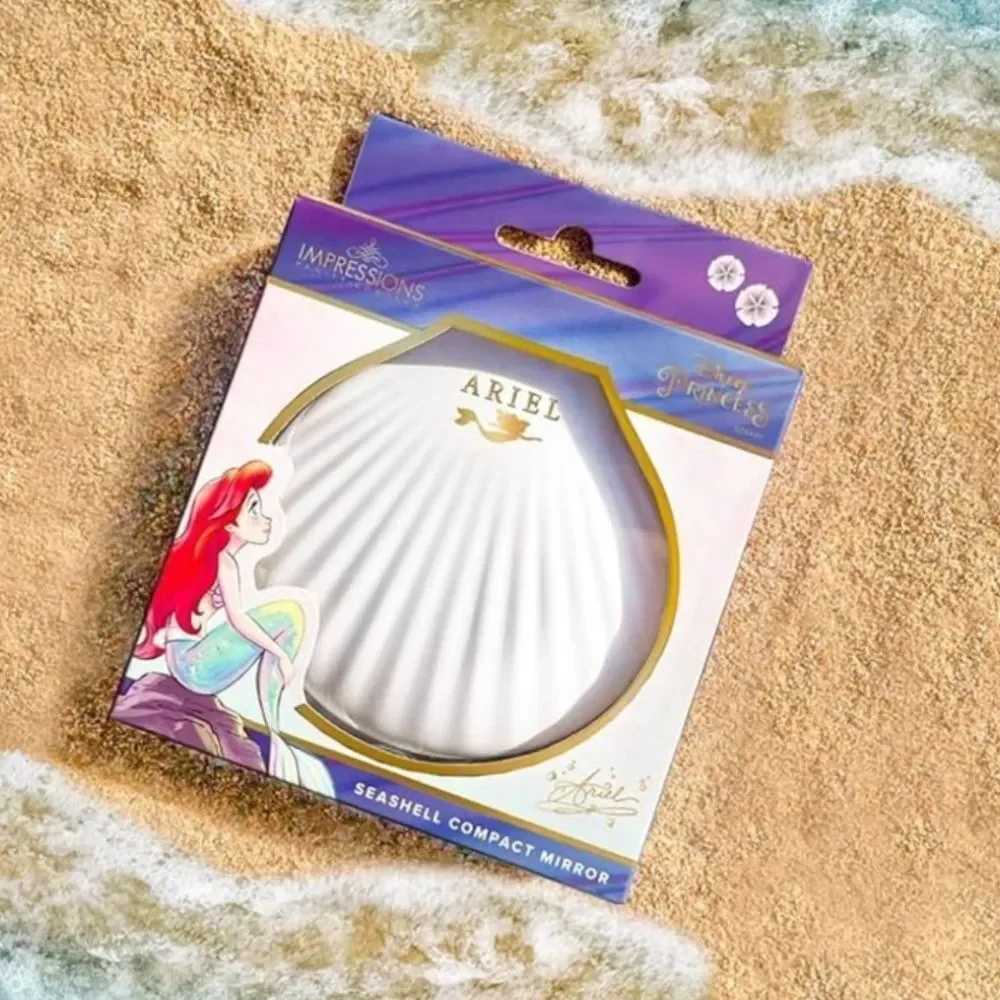 Impressions X Disney Princess Ariel Seashell Compact Mirror